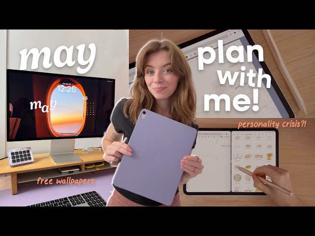 Plan May on iPad | when less is more, Type C adhd planning routine
