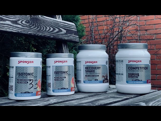 Sponser sports nutrition! Overview and new product arrival!