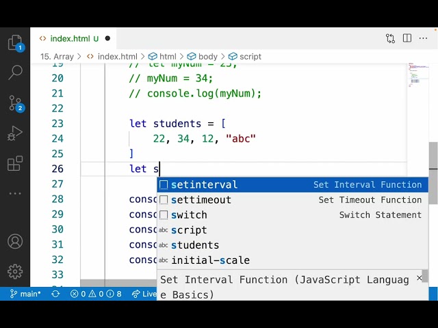 21. For Loop