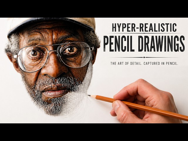 Hyper Realistic Pencil Drawing Art - 80 Hours Spent Creating