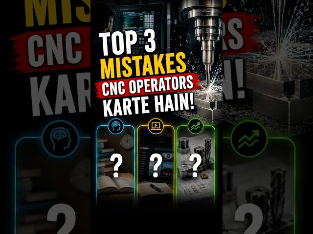 Top 3 Mistakes CNC Operators Make