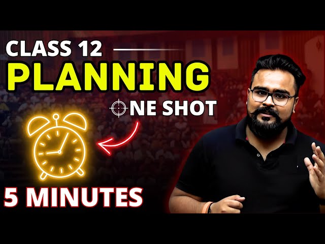 Planning class 12 Business studies ONE SHOT chapter 4 | GAURAV JAIN