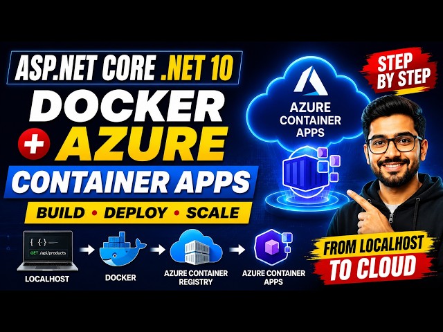 ASP.NET Core .NET 10 + Docker + Azure Container Apps | Deploy, Scale & Run APIs in the Cloud
