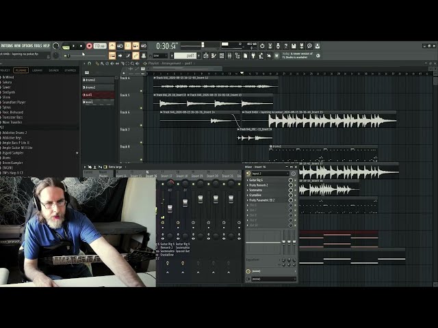 Behind the Scenes - Building a Dystopian Doom Metal Track With One Guitar | FL Studio