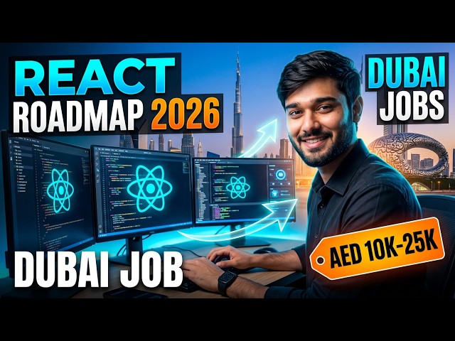 React Developer Roadmap 2026 for Dubai Jobs | UAE Recruiter List 🇦🇪