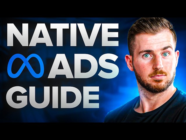 How to create & run Native Ads with AI (I show everything)