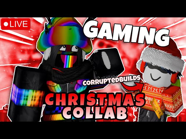 🔴🎄 ROBLOX LIVE 🎄🔴 Playing Games Live with Viewers! | Christmas Collab FT:@CorpsieOfficial ❄️