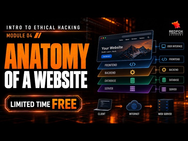 Anatomy of a Website Explained | Intro to Ethical Hacking