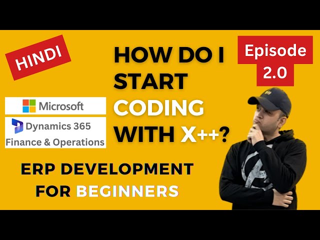 Microsoft Dynamics 365 Finance Development Introduction | Code with X++ #technology #CursorRun