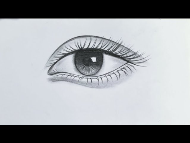 How to Draw a Realistic Eye | Step By Step Eye Drawing Tutorial for Beginners 