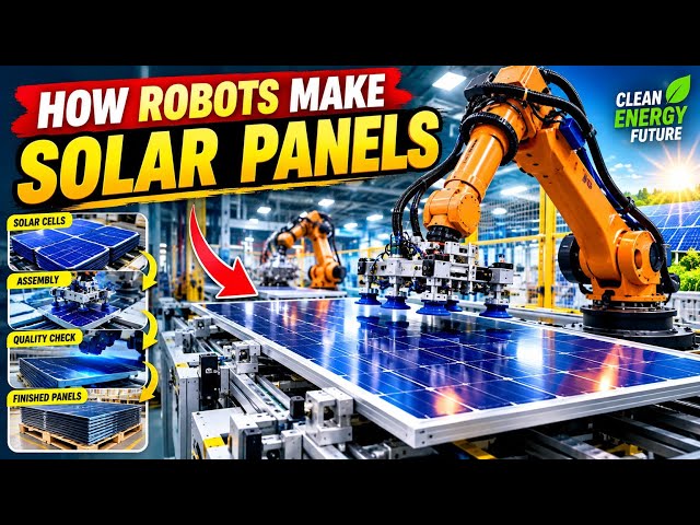 How Robots Make Solar Panels 🤖☀️ | Inside a High-Tech Solar Factory