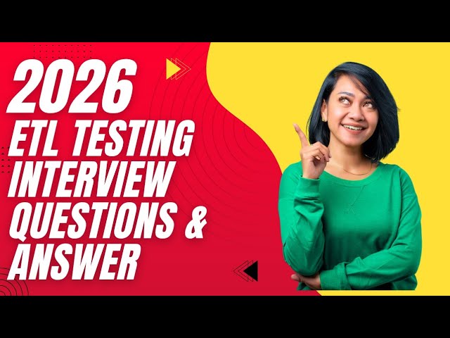 2026 ETL Interview questions and answers #etltesting #etlinterviewquestions #datatesting