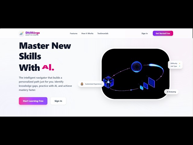 Building DhiMārga | Next-Gen AI Learning Platform with Dynamic Paths & Gamification