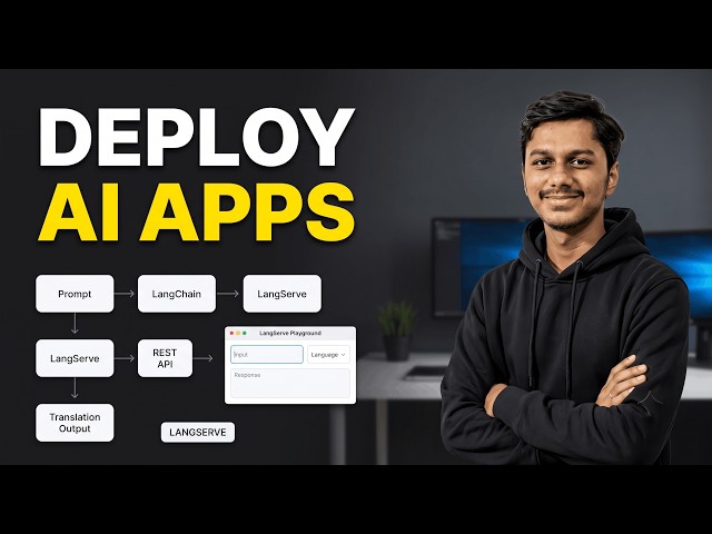 Deploy AI Apps with LangServe 🚀 | Build a Translation App | Tamil 🇮🇳