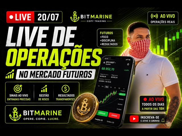🔴 LIVE 21/07 - Operando Mercado Futuros