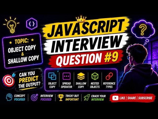 JavaScript Interview Question #9 That Confuses 90% of Developers | Predict the Output