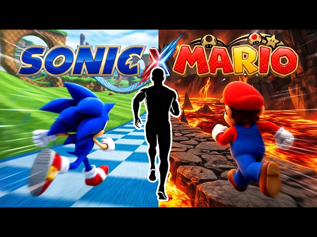 Immersive Interactive Warm Up | SONIC x MARIO RUN! ⚡🍄 ~200 kcal Burn | Fun Workout | Full Body