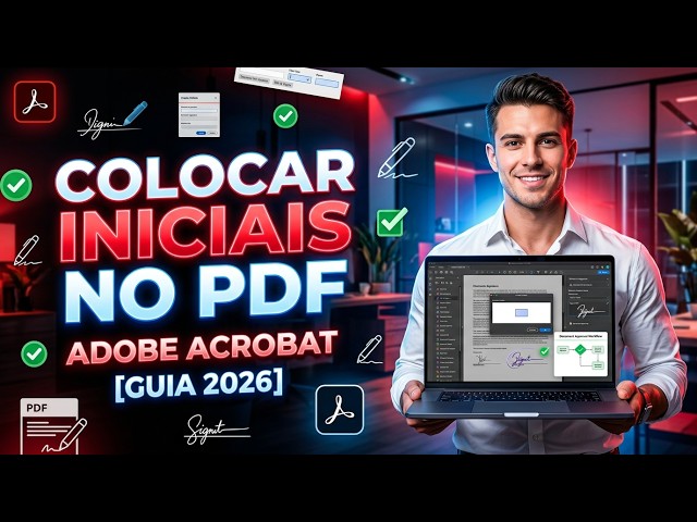 Como colocar suas iniciais no Adobe Acrobat [Guia Completo 2026]