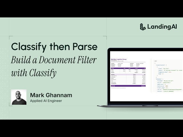 Classify Then Parse: Build a Document Filter with Classify