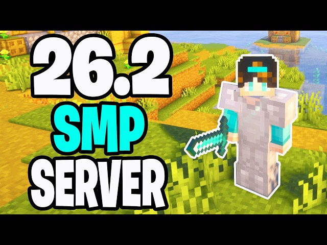 BEST Survival SMP SERVER For Minecraft 26.2! - Java & Bedrock
