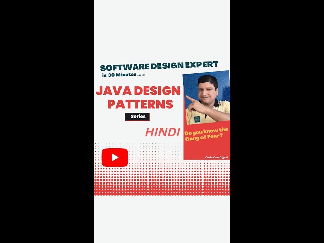 Java Design Patterns Series Students aur Beginners ke liye coding example ke saath