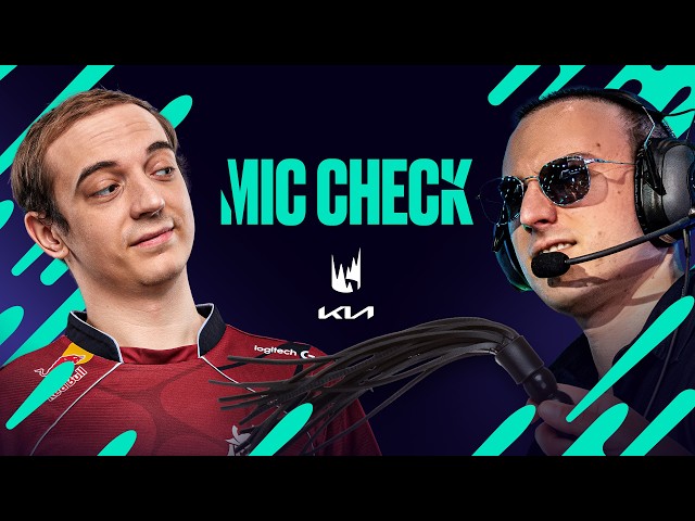 Today we're speaking German, ok? | Kia Mic Check | LEC Summer 2026