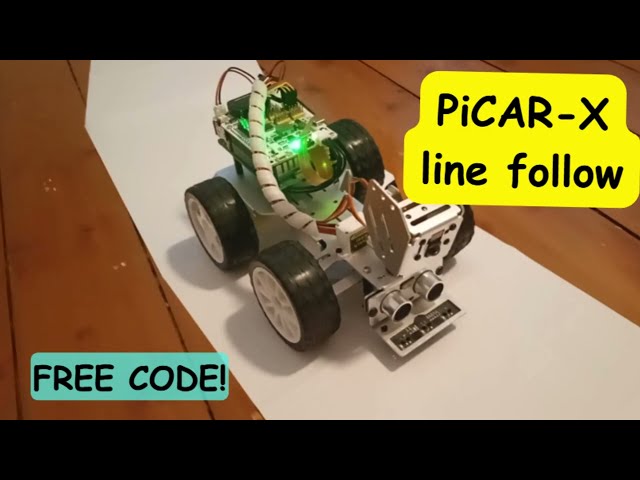 PiCar X Line Following Robot with OpenCV and Raspberry Pi