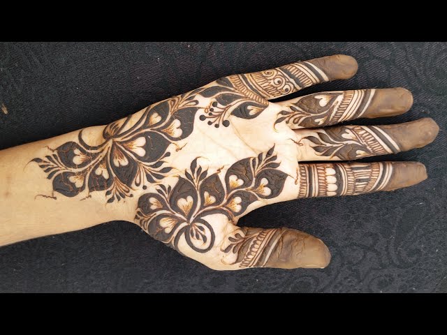 Unique and New Mehndi Design | Mehndi Design for Front Hand | @hennafineart_mehndi 
