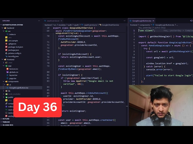 🔴 Day 36 of Learning Advance Backend And System Design (Live Coding)