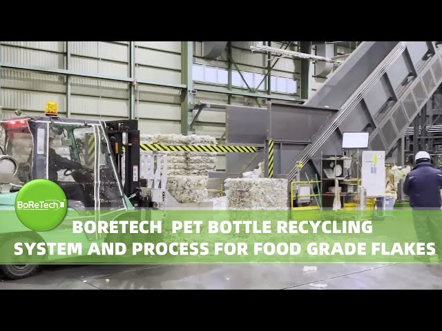 BORETECH  PET BOTTLE RECYCLING SYSTEM AND PROCESS FOR FOOD GRADE FLAKES