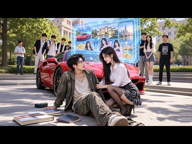 First day of school,poor student hit by campus beauty;Perfect man system awakens—She chases him!