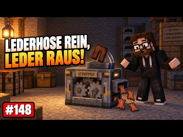 Scrapper & Backpack Mod⚙️ | Minecraft Let's Play #148