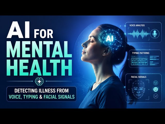 AI for Mental Health | Detecting Illness from Voice, Typing & Facial Signals | Uplatz