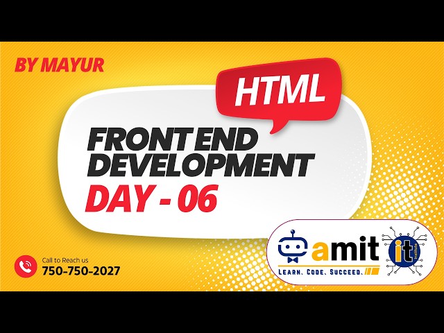 FrontEnd HTML - Day 06