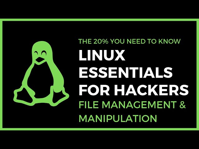 Linux Essentials For Hackers - #3 - File Management & Manipulation