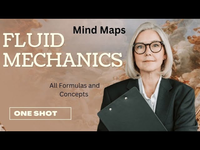 FLUID MECHANICS Mind Map {part-1} | NEET Physics Formulas | NEET Revision | NEET 2025 -26 | Edleknow