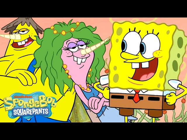SpongeBob’s Wild Trip to Bikini Holler 🤠 | Full Scene | SpongeBob