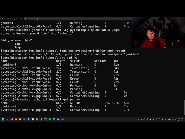Kubernetes - Jenkins pipeline with python and junit