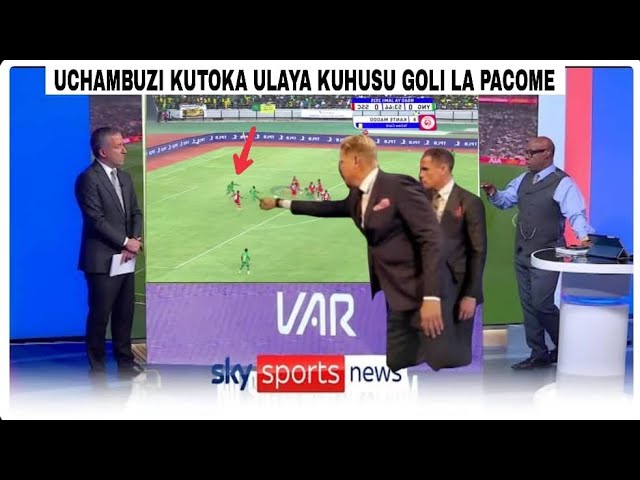 TAZAMA UCHAMBUZI WA SKY SPORTS ULAYA WAKICHAMBUA GOLI LA PACOME DHIDI YA SIMBA