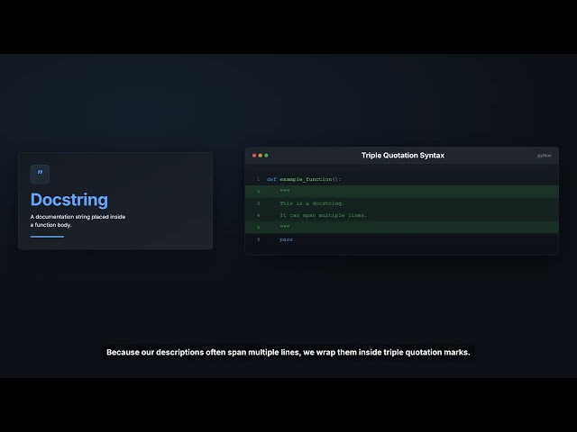 Docstrings And Function Help