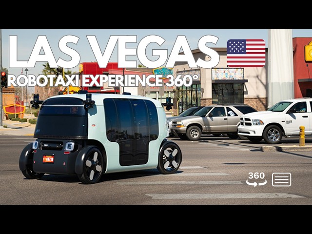 Zoox Robotaxi 360° | Ride Inside a Driverless Car in Las Vegas