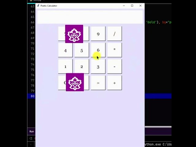 Python Calculator Tkinter #coding #python