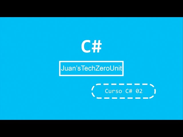 02.- Course C# (C Sharp) - My first program (Hello World !!!)