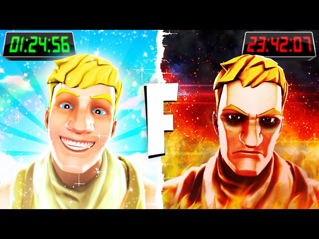 Playing Fortnite for 24 Hours Straight