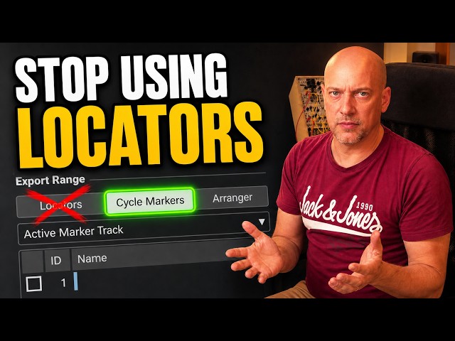 Stop Exporting with Locators in Cubase — Use Cycle Markers