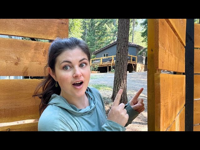 How We Built Our Fence For Free With Self Milled Lumber