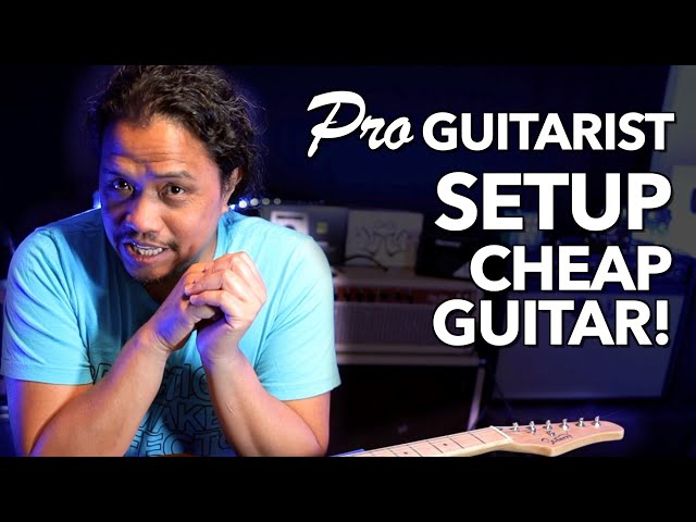 PRO Guitarist setup CHEAP Guitar | $89 Glarry GTL