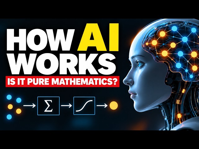 How AI Works — A Basic Understanding: Is It Pure Mathematics?