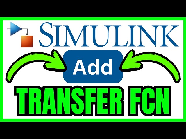 How To ADD TRANSFER FUNCTION In Simulink (QUICK & EASY) 2026