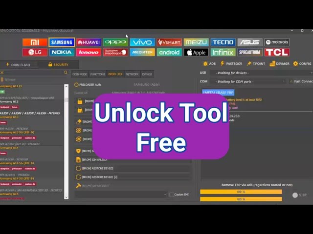 Unlock Tool Latest Version Usage Guide 2026 | FRP Unlock & Pattern Reset